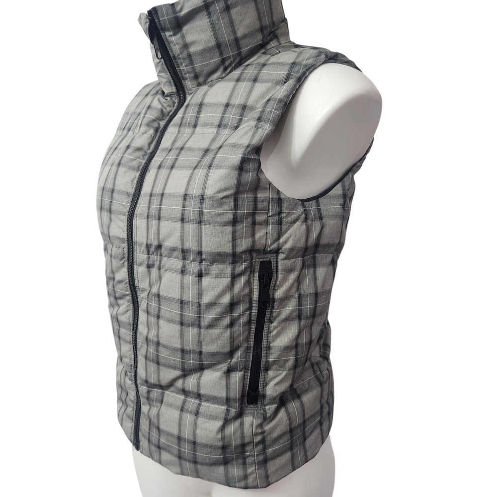 Gap Outdoor Edition‎ Down Puffer Vest Plaid Zip Front Winter Gorpcore